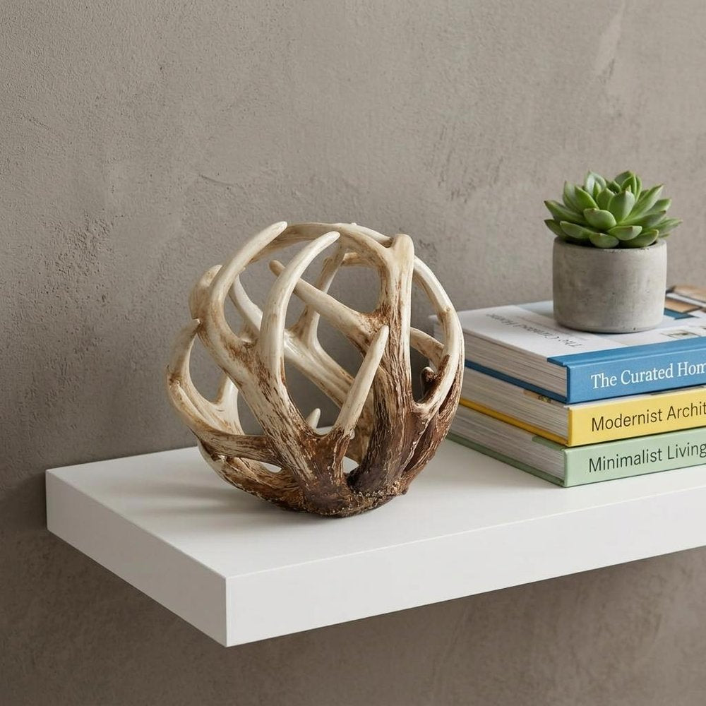 Antler Statue - Resin Antler Shaped Sculpture