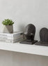 Bull Bookends - Set of Two 6" Bull Decorative Contemporary Bookends