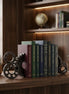 Gear Art Sculpture - Set of Two Industrial Black Cog Bookends