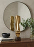 Gold Decorative Sculpture - Gold And Bronze Aluminum Statue