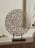 Sea Coral Sculpture - Bronze and Black Coral Statue