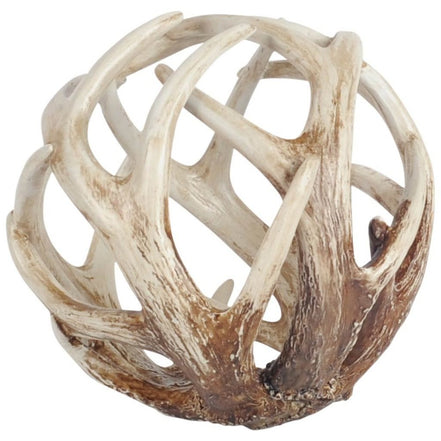 antler statue close up