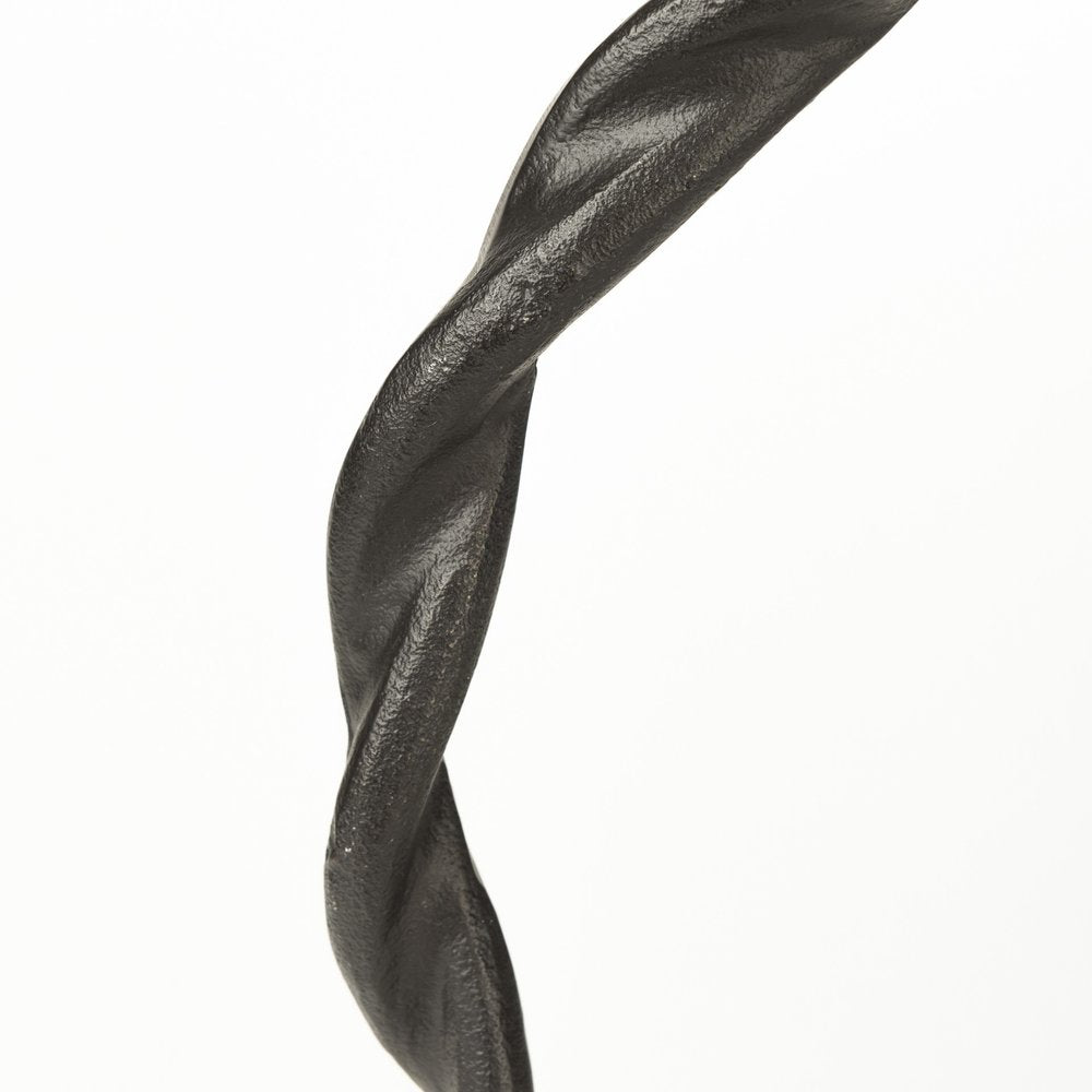 braided sculpture close up side