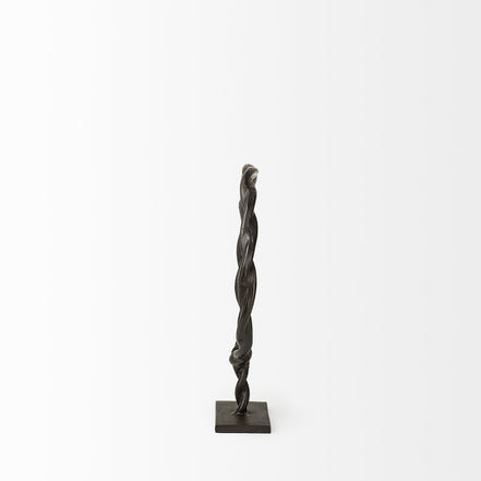 braided sculpture from side
