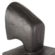 bull bookend back from angle close up