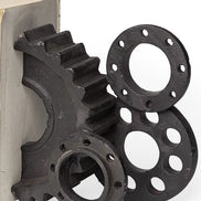 gear art sculpture bookend