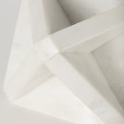 geometric square sculpture close up