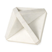 geometric square sculpture from right angle