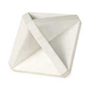 geometric square sculpture from right angle