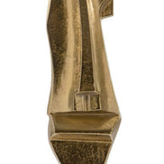 gold decorative sculpture close up