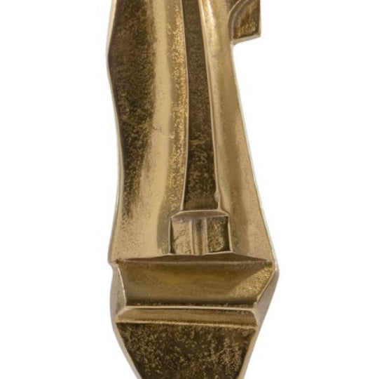 gold decorative sculpture close up