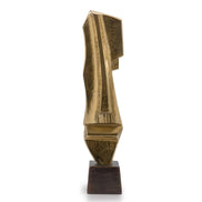 gold decorative sculpture from the front
