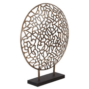 sea coral sculpture from angle