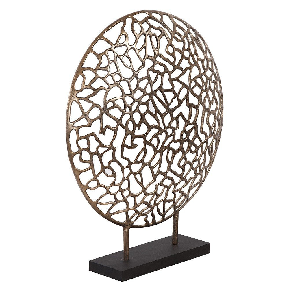 sea coral sculpture from angle