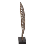 sea coral sculpture from side