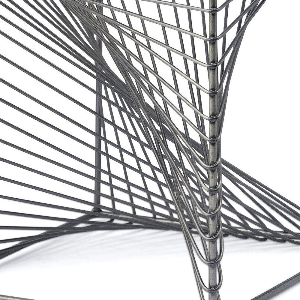 square metal cube close up