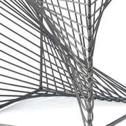 square metal cube close up