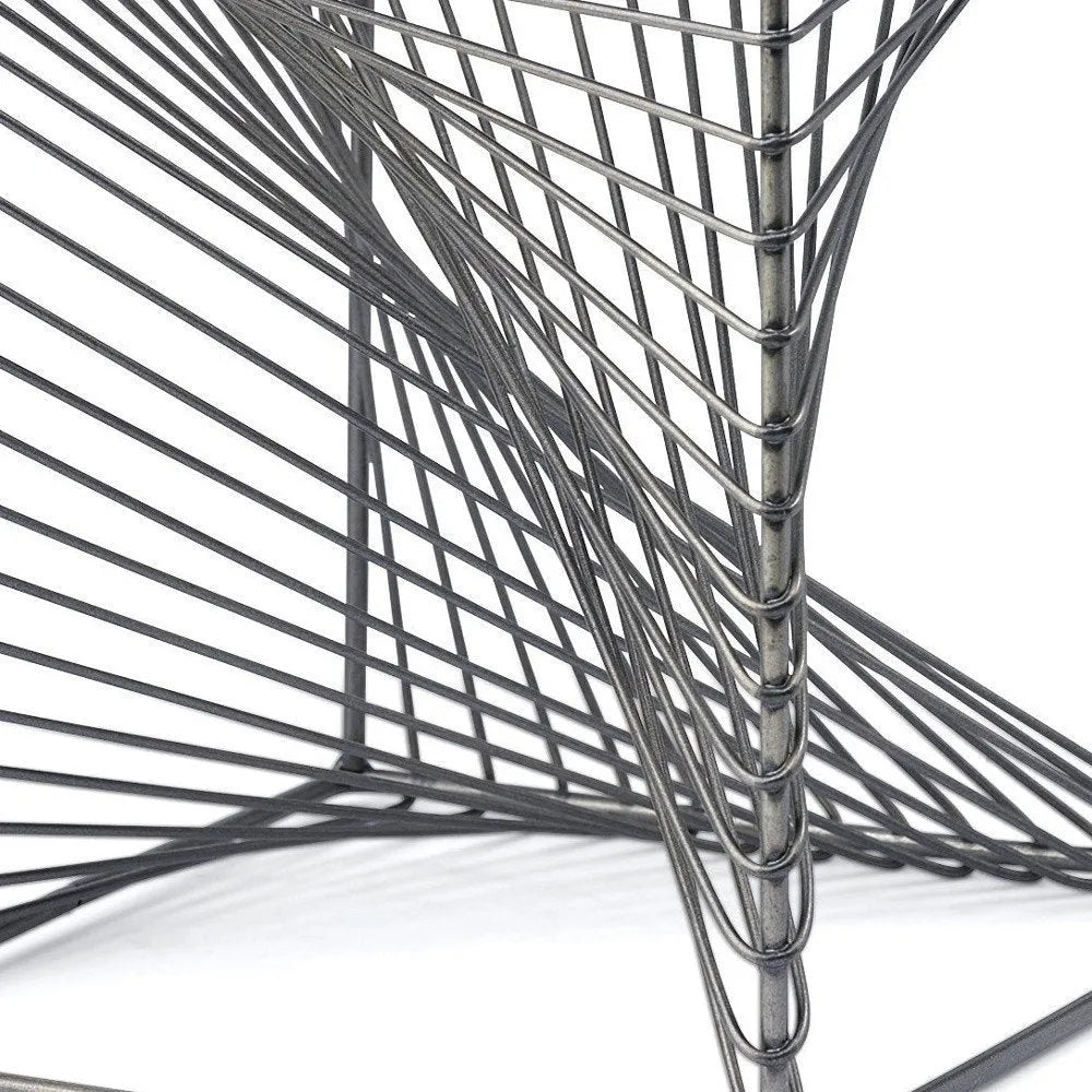 square metal cube close up