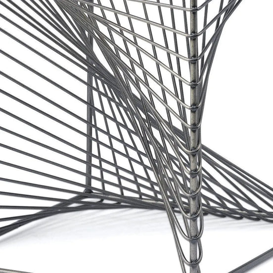 square metal cube close up