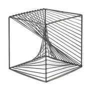square metal cube from corner