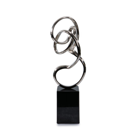 swirl sculpture from front