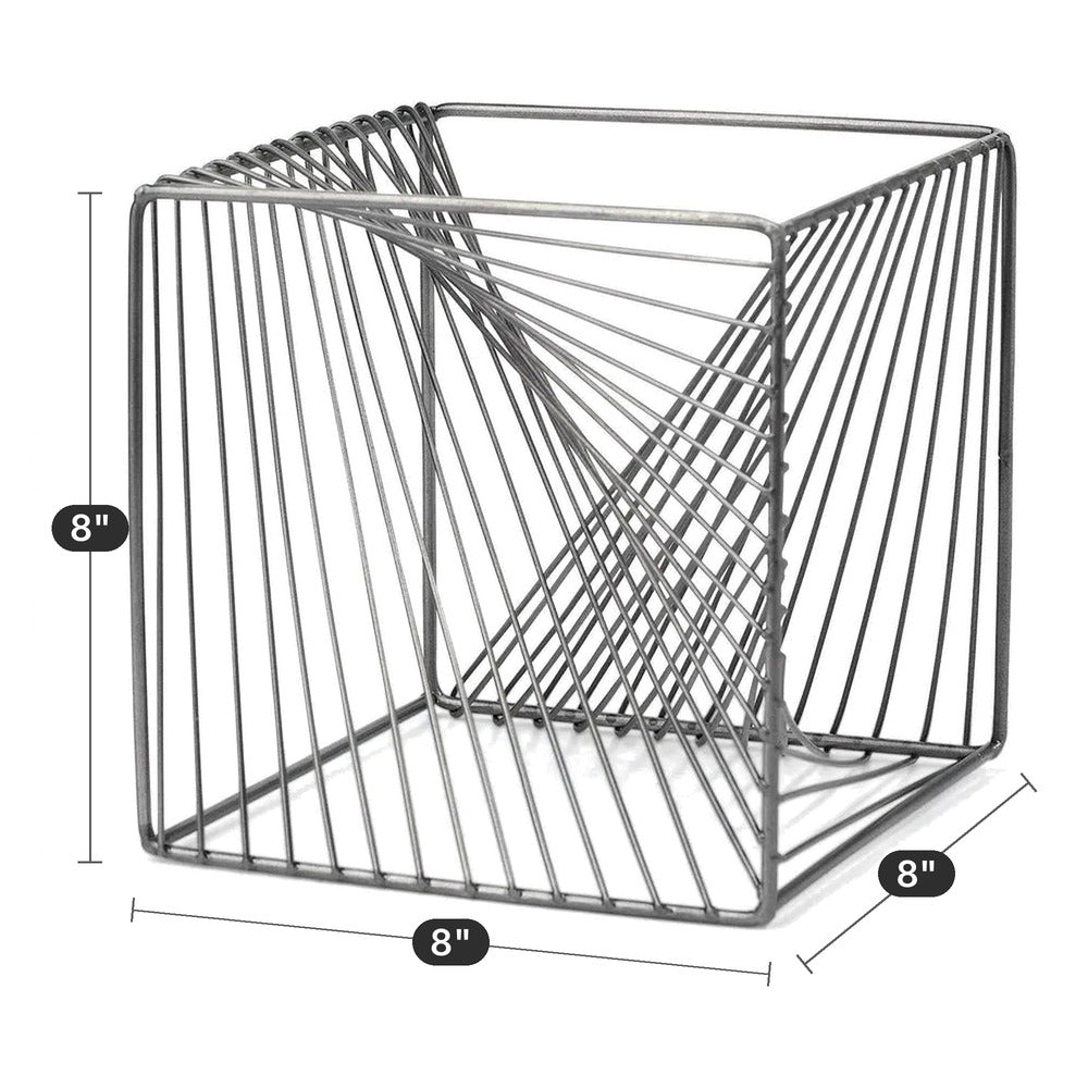 The Cornerstone - Square Metal Cube dimensions