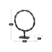 The Helix - Braided Sculpture dimensions