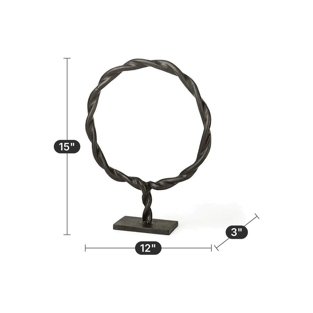 The Helix - Braided Sculpture dimensions
