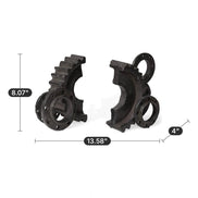 The Ironwork - Gear Art Sculpture dimensions