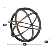 The Orbit - Armillary Sculpture dimensions